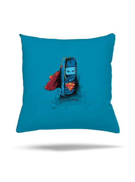 Mobiltelefon acélból párna Blue Turquoise