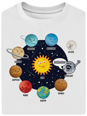 Mercury unisex túlméretezett póló White