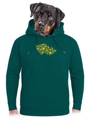 Ganja country unisex prémium pulóver Emerald Green