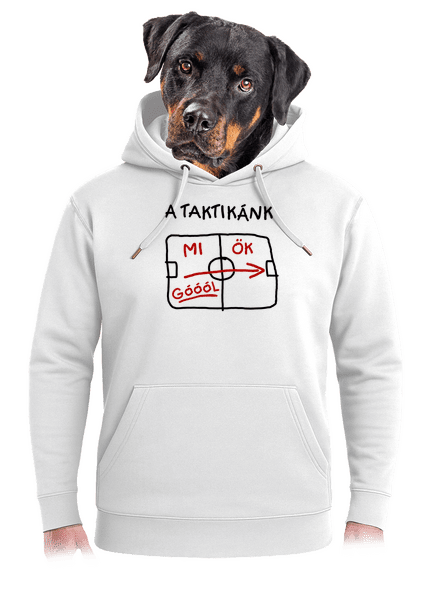 A taktikánk unisex prémium pulóver Snowwhite