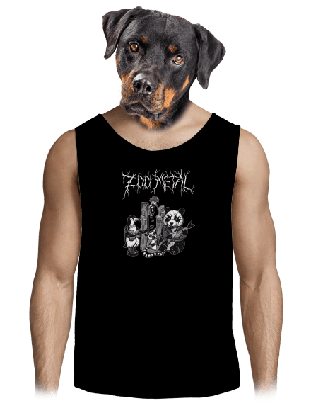 ZOO metal férfi trikó Black