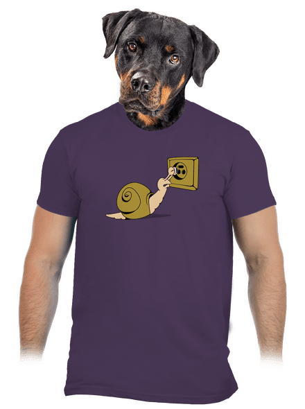 Kukkolás férfi póló Urban Purple