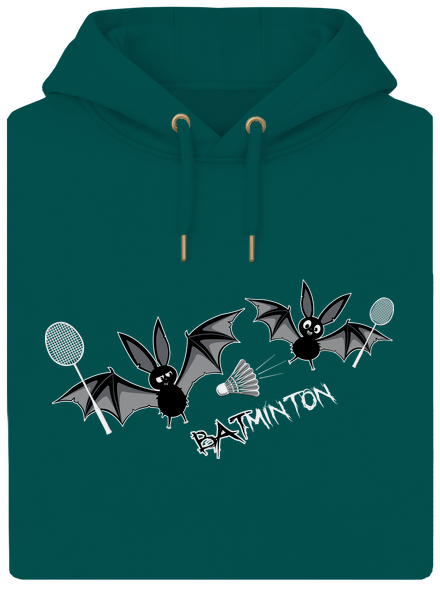 Batminton unisex prémium pulóver Emerald Green