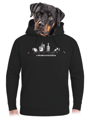  unisex prémium pulóver Dark Black