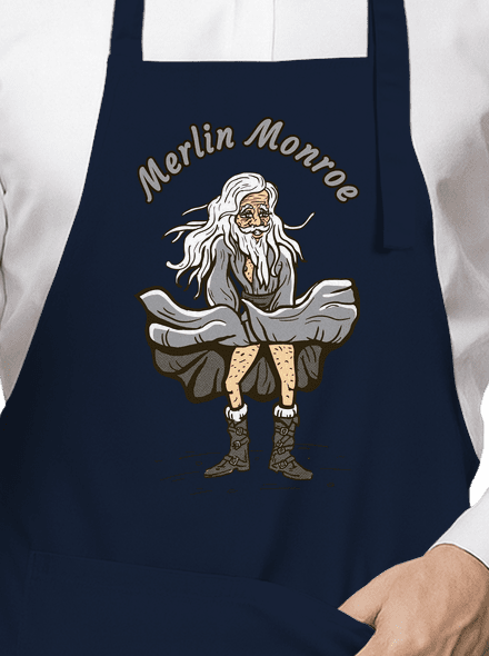 Merlin Monroe	 kötény Navy
