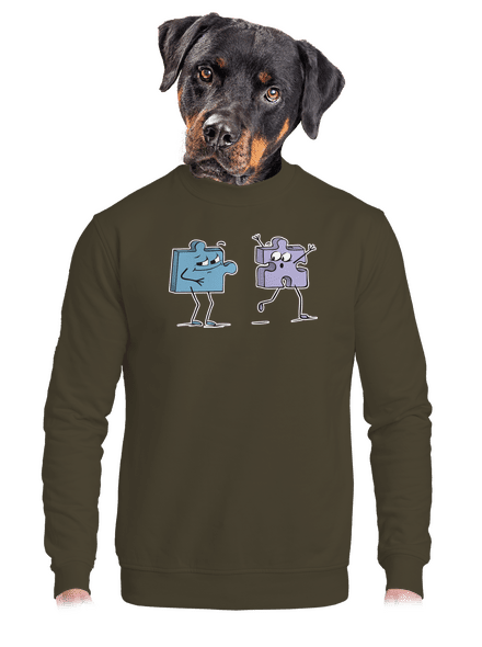  unisex crewneck Urban Khaki