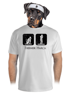 Trónok Harca férfi sportpóló White