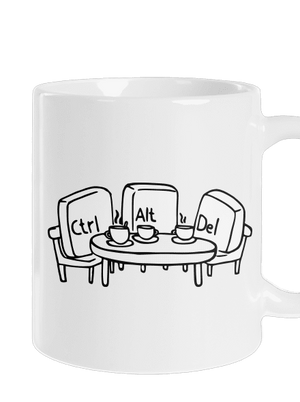 Elválaszthatatlan haverok hagyományos bögre White