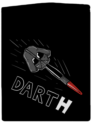 Dart(h) cipzáras férfi pulóver Black
