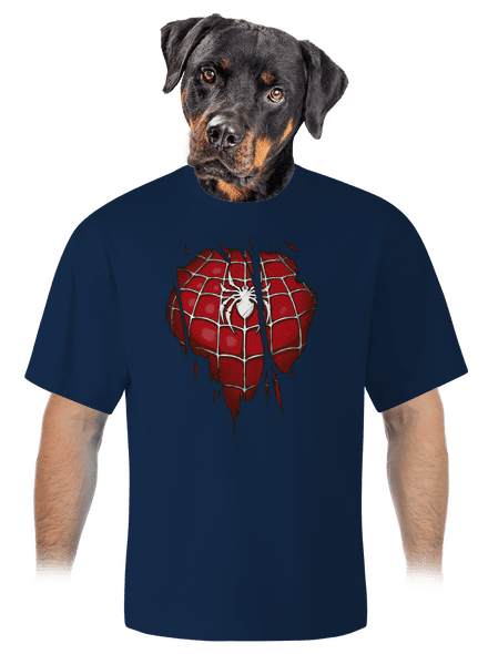 Spider inside unisex túlméretezett póló Midnight Blue