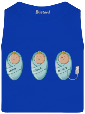 AI baby férfi trikó Royal Blue