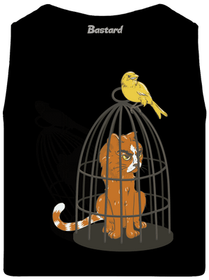 Madár bosszúja férfi trikó Black