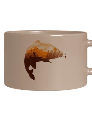 Halfogás macaron bögre Brown Macaron