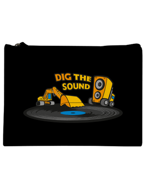 Dig the sound kis táska Black