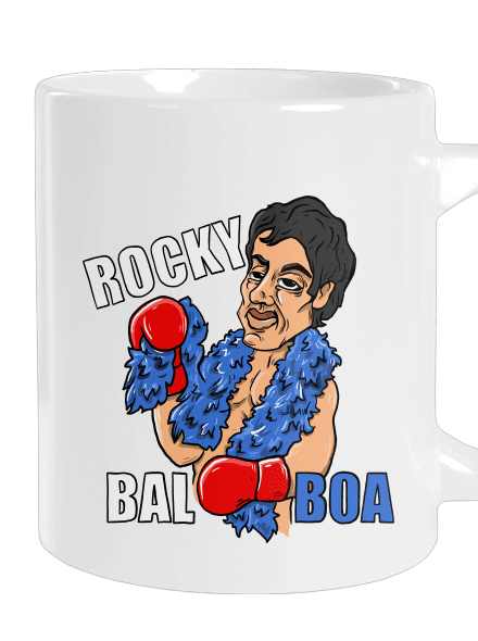 Rocky Bal boa nagy bögre White
