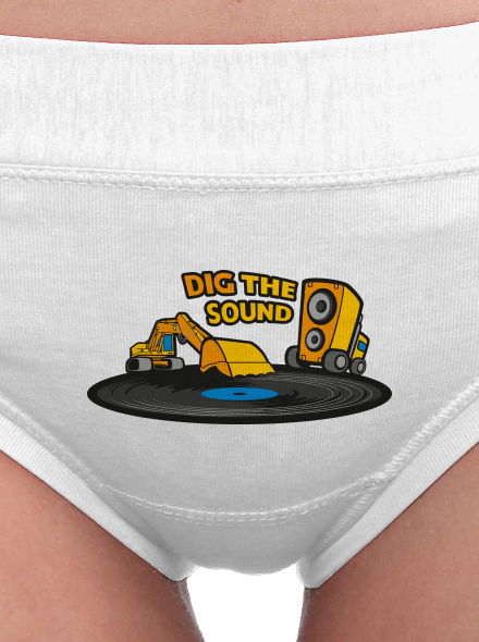 Dig the sound női bugyik White