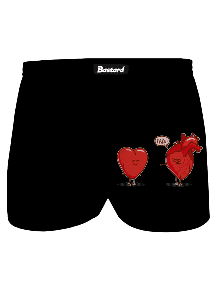 Szívügyek férfi alsó nadrág Black