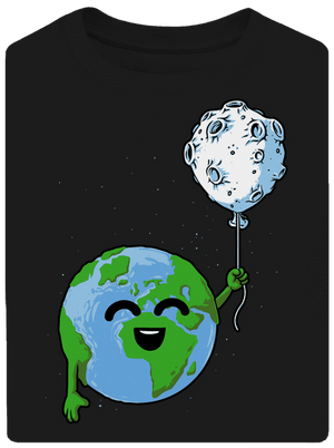 Ballon unisex túlméretezett póló Black