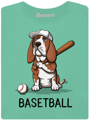 Basetball prémium női póló Mint Mal