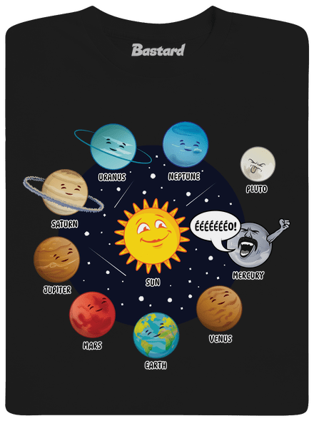 Mercury férfi póló Black