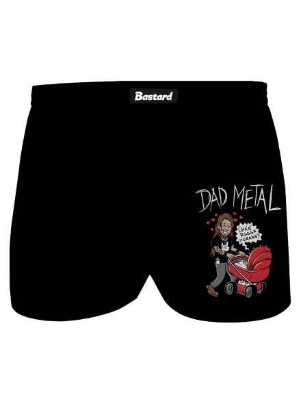 Dad metal férfi alsó nadrág Black