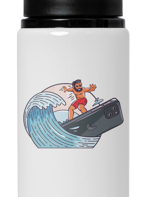 Szörfös vagyok kulacs White