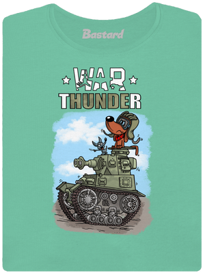 War Hunde prémium női póló Mint Mal