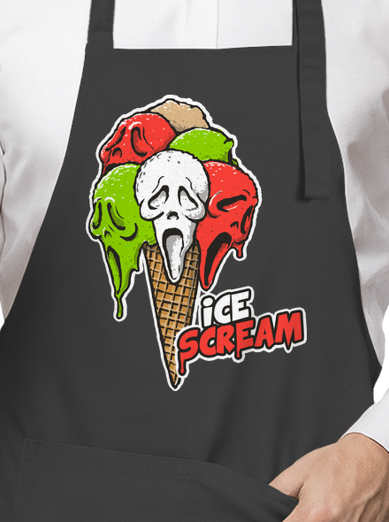 Ice Scream kötény Dark Grey