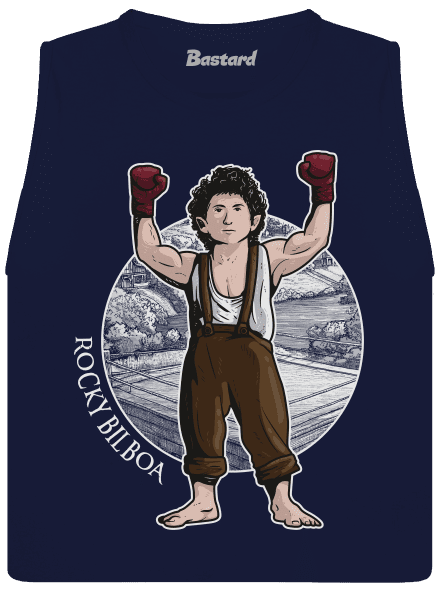 Rocky Bilboa női bővített trikó Navy