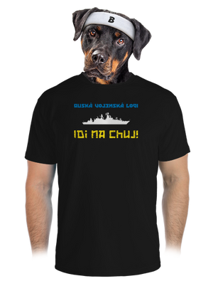  férfi sportpóló Black