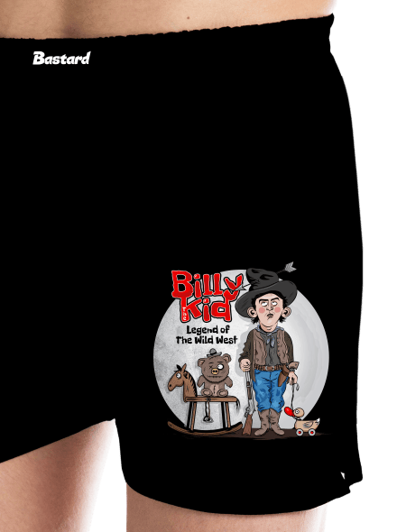 Billy The Kid férfi alsó nadrág Black