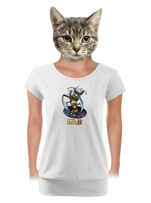 női póló elasztikus alsó szegéllyel