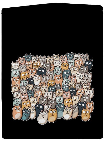 Találd meg az ördögöt cipzáras női pulóver Black