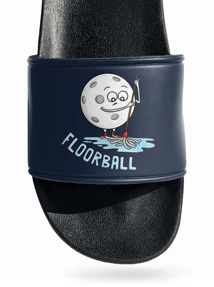 Floorball papucs Navy