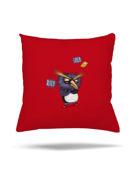 A pingvin nem repül párna Red