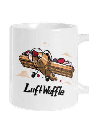 Luftwaffle hagyományos bögre White