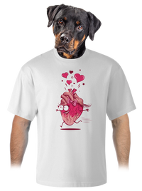 unisex túlméretezett póló