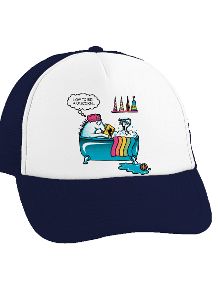 Mi kell az egyszarvúvá váláshoz teherautós sapka French Navy cap