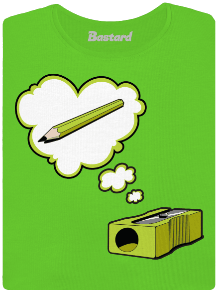 Ceruza és hegyező női póló Apple Green