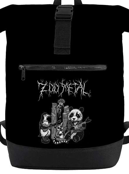 ZOO metal hátizsák Black