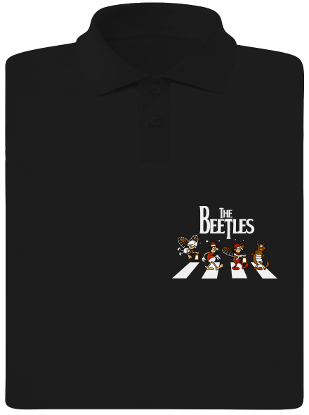 Beatles férfi pólóingek Black