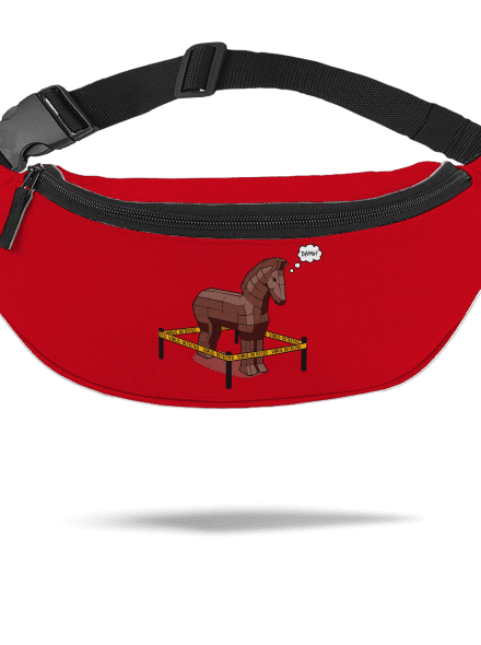 Trójai faló övtáska Red