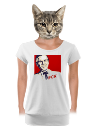 női póló elasztikus alsó szegéllyel