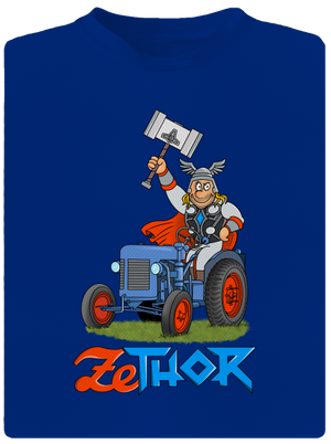 ZeThor férfi sportpóló Royal Blue Mal