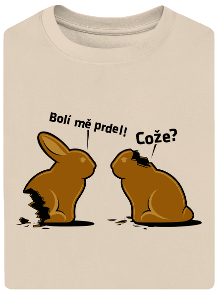 Fáj a seggem! unisex túlméretezett póló Almond