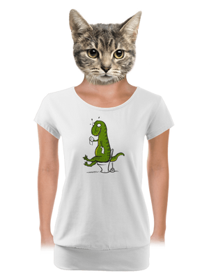 női póló elasztikus alsó szegéllyel