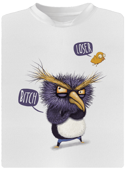 A pingvin nem repül gyerek sport póló White