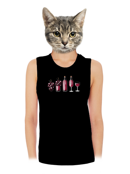 A vörösbor evolúciója női bővített trikó Black