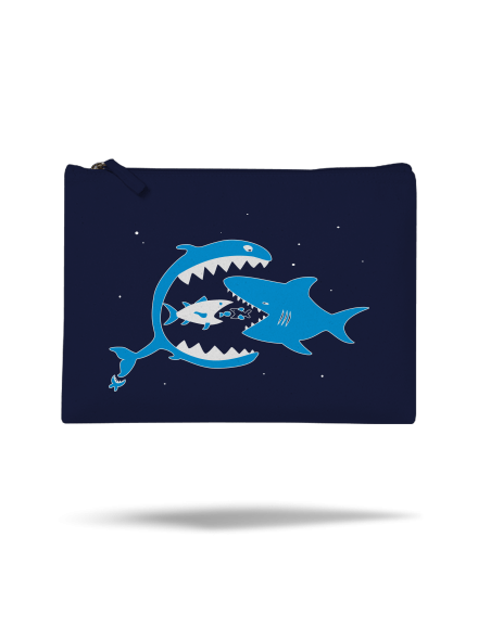 Halak kis táska French Navy