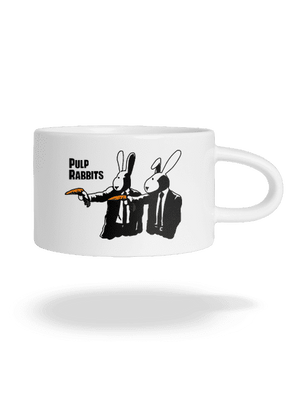 Pulp Rabbits macaron bögre White